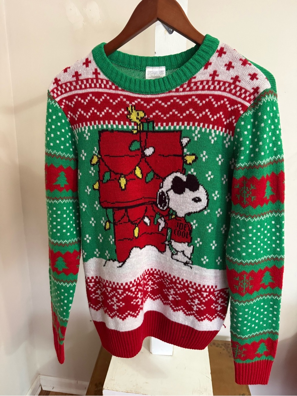 Peanuts Snoopy Joe Cool Christmas Sweater